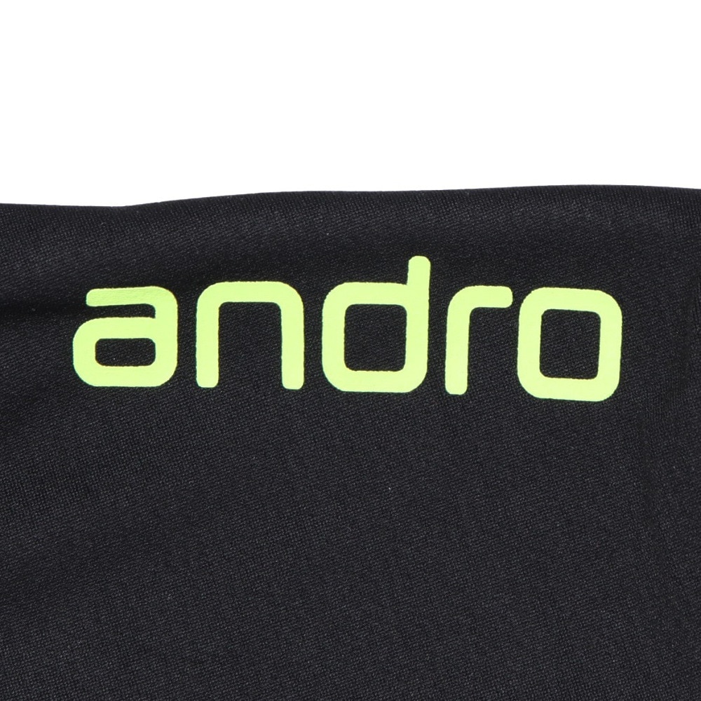 アンドロ（andro）（メンズ、レディース）卓球ウエア ナパ Tシャツ ドライ 300023019 ブラック/ネオンイエロー 速乾 UVカット