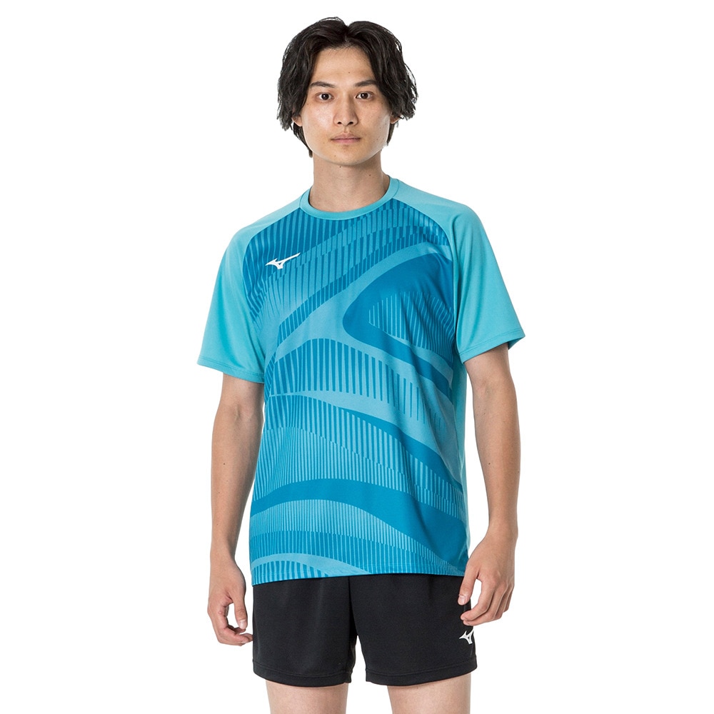 ミズノ（MIZUNO）（メンズ、レディース）卓球ウエア シャツ ゲームシャツ ユニセックス 82JAA10429