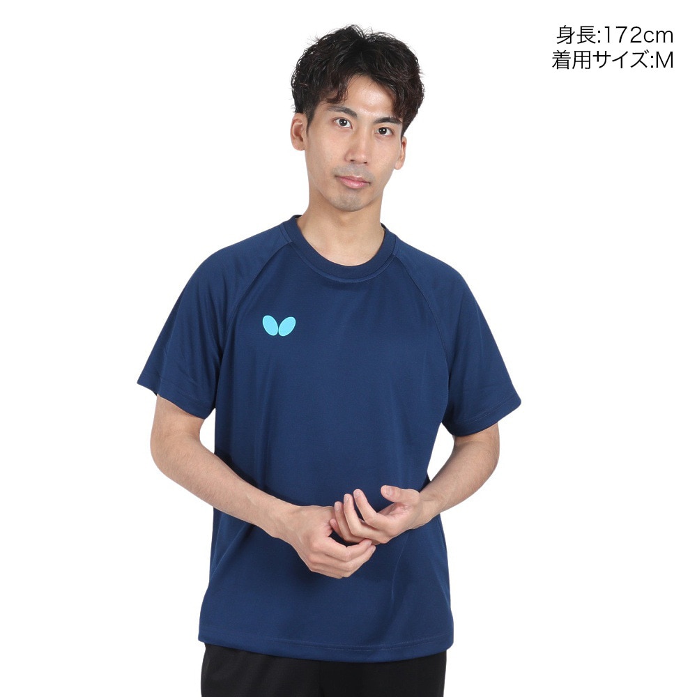 バタフライ（Butterfly）（メンズ、レディース）卓球ウエア シャツ ウィンロゴ Tシャツ 2 46420-178 速乾