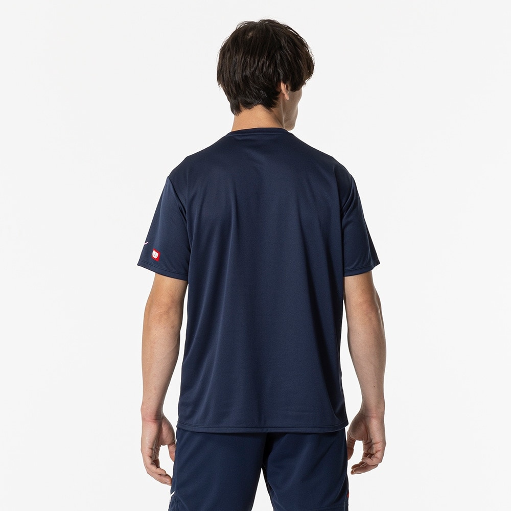 ミズノ（MIZUNO）（メンズ、レディース）卓球ウエア シャツ ゲームシャツ 82JAB11014