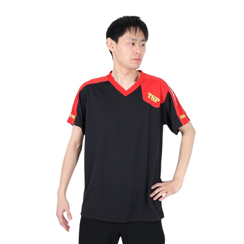 ティーエスピー（TSP）（メンズ、レディース）卓球ウエア シャツ TT-174 半袖Tシャツ 033406 0021