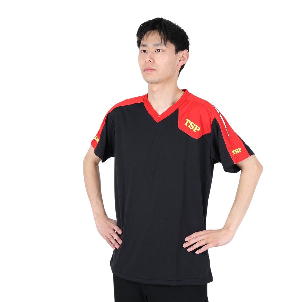 ティーエスピー（TSP）（メンズ、レディース）卓球ウエア シャツ TT-174 半袖Tシャツ 033406 0021