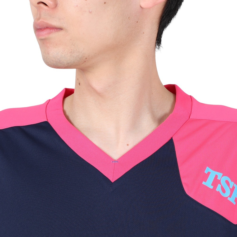 ティーエスピー（TSP）（メンズ、レディース）卓球ウエア シャツ TT-174 半袖Tシャツ 033406 0105