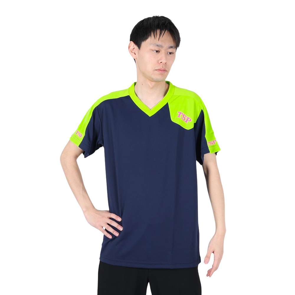 ティーエスピー（TSP）（メンズ、レディース）卓球ウエア TT-174 半袖Tシャツ 033406 0110
