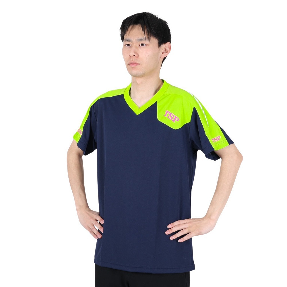 ティーエスピー（TSP）（メンズ、レディース）卓球ウエア TT-174 半袖Tシャツ 033406 0110