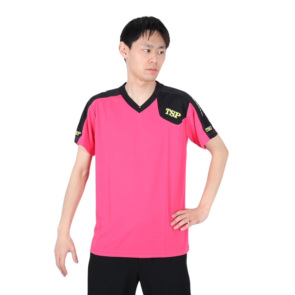 ティーエスピー（TSP）（メンズ、レディース）卓球ウエア シャツ TT-174 半袖Tシャツ 033406 0301