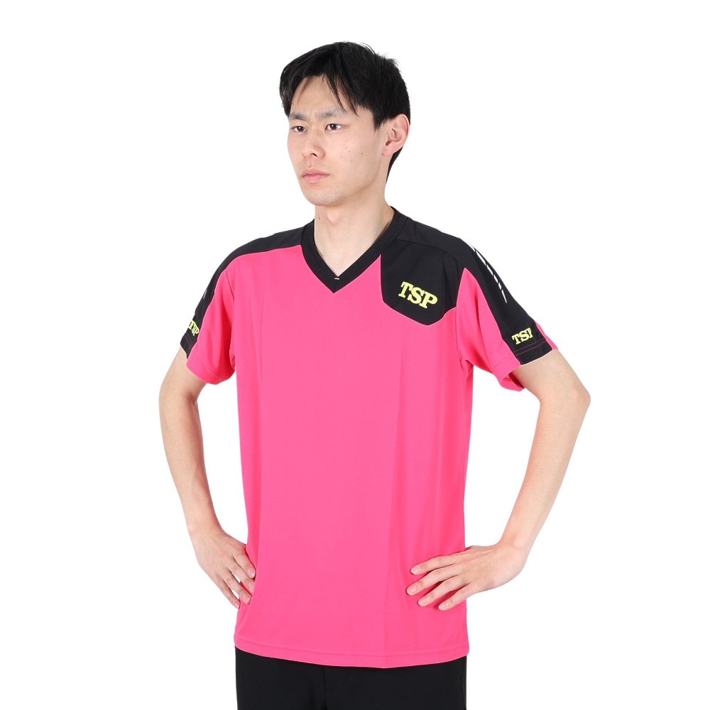 ティーエスピー（TSP）（メンズ、レディース）卓球ウエア シャツ TT-174 半袖Tシャツ 033406 0301