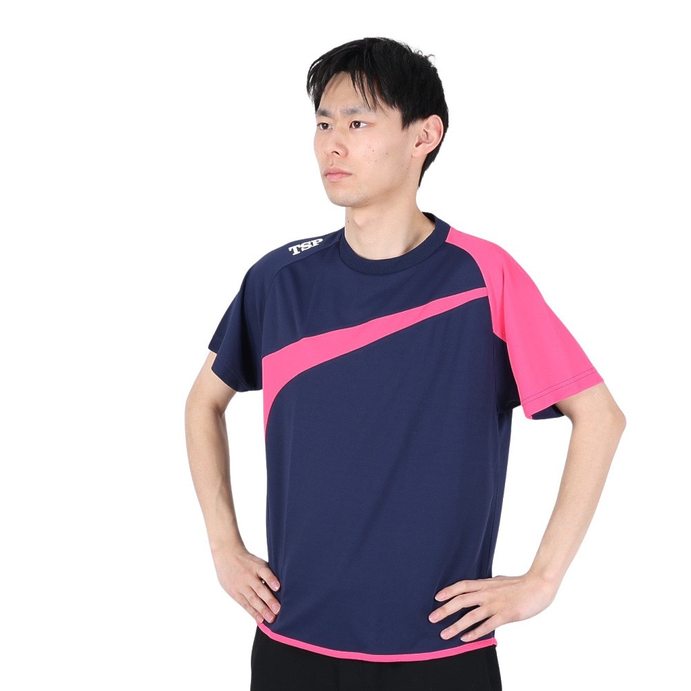 ティーエスピー（TSP）（メンズ、レディース）卓球ウエア シャツ TT-180シャツ 033408 0105 速乾