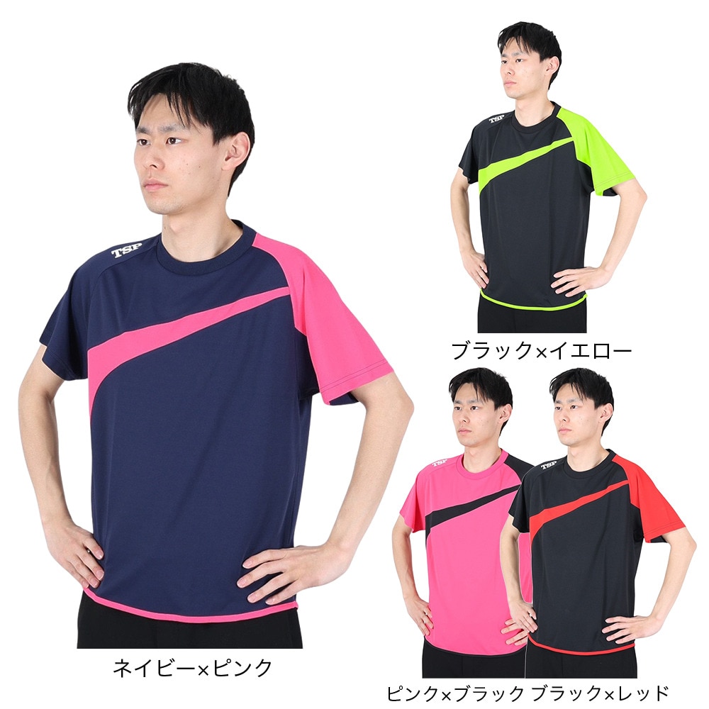 ティーエスピー（TSP）（メンズ、レディース）卓球ウエア TT-180 半袖Tシャツ 033408 0039