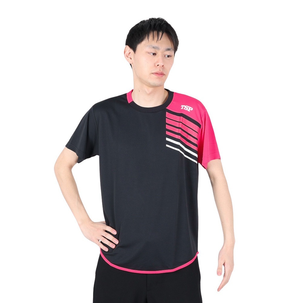 ティーエスピー（TSP）（メンズ、レディース）卓球ウエア TT-190 半袖Tシャツ 033411 0020