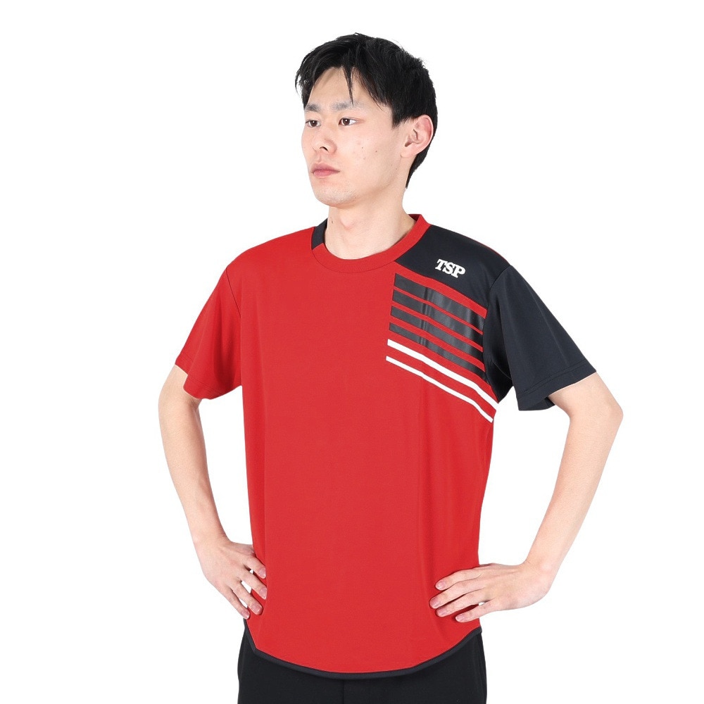 ティーエスピー（TSP）（メンズ、レディース）卓球ウエア TT-190 半袖Tシャツ 033411 0040