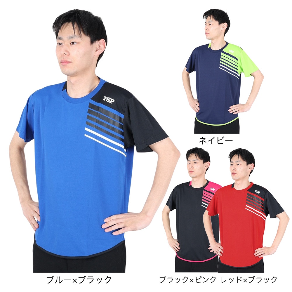 ティーエスピー（TSP）（メンズ、レディース）卓球ウエア シャツ TT-190 シャツ 033411 0100