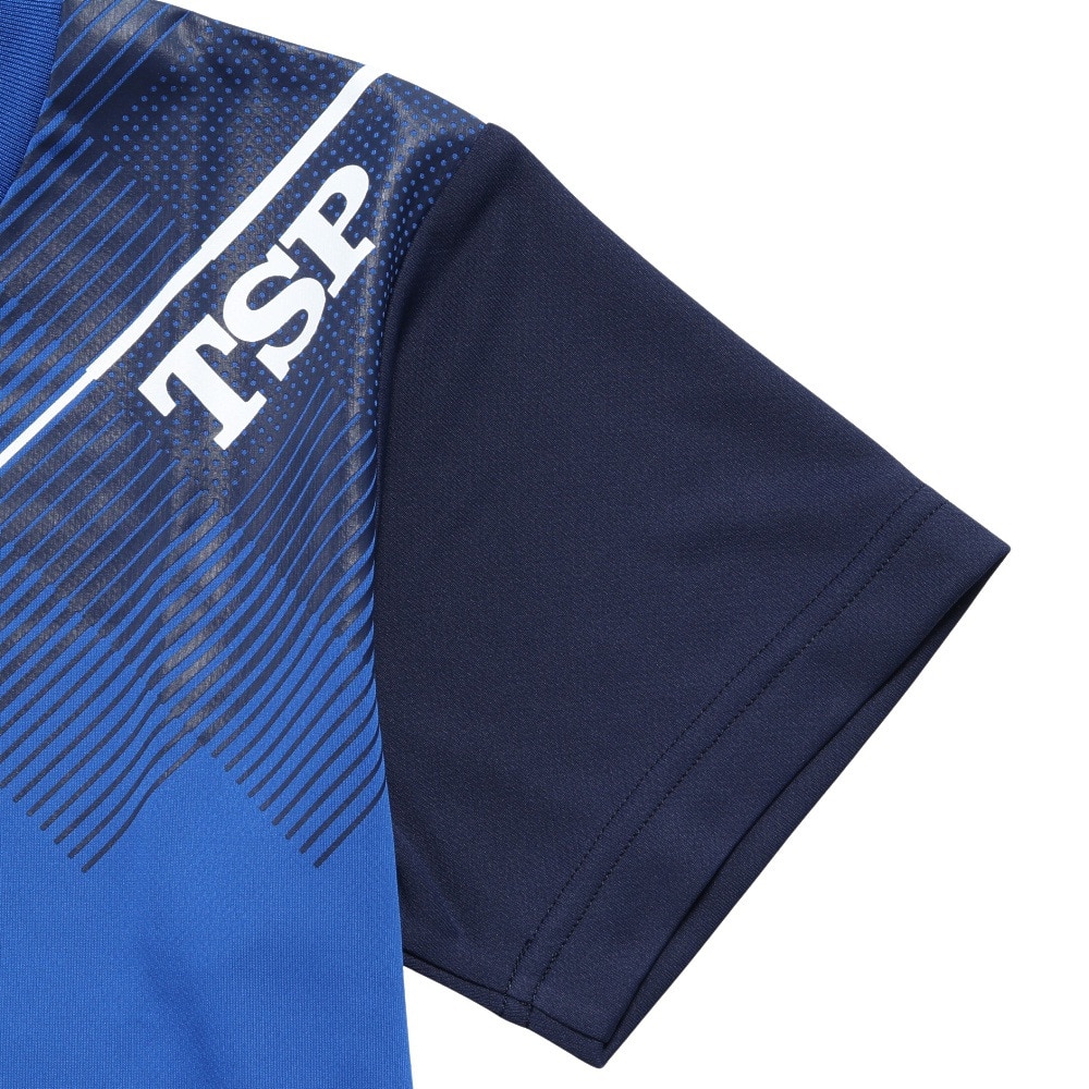 ティーエスピー（TSP）（メンズ、レディース）卓球ウエア TT-120 半袖シャツ 033412 0120