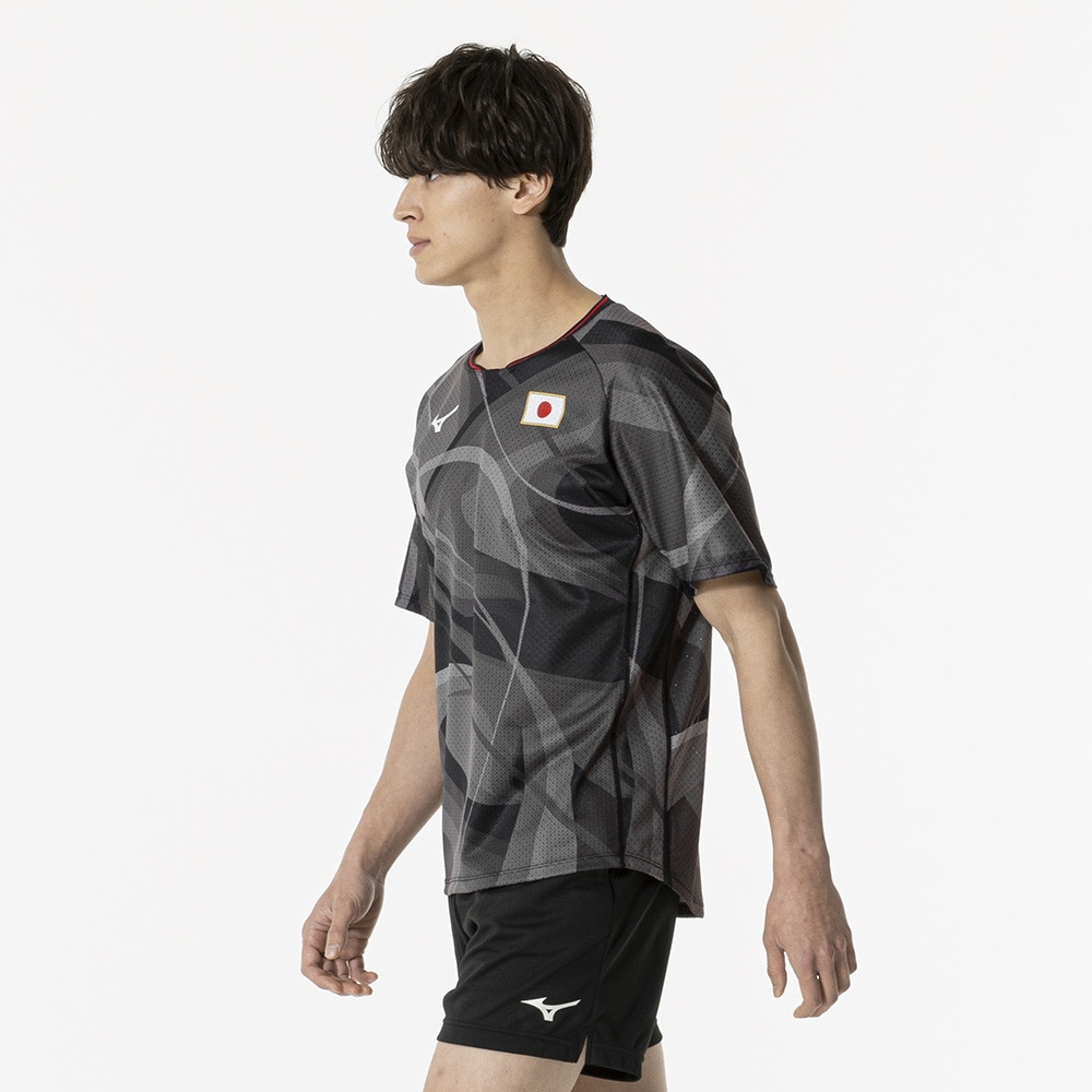 ミズノ（MIZUNO）（メンズ、レディース）卓球ウエア シャツ レプリカシャツ ユニセックス 82JAB50009