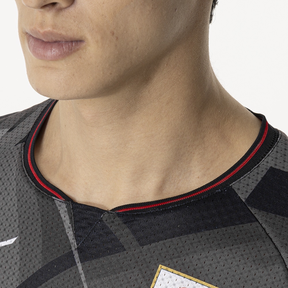 ミズノ（MIZUNO）（メンズ、レディース）卓球ウエア シャツ レプリカシャツ ユニセックス 82JAB50009