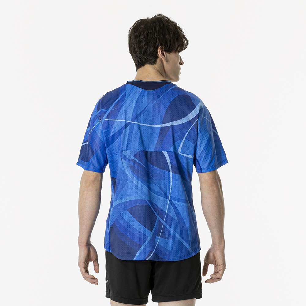 ミズノ（MIZUNO）（メンズ、レディース）卓球ウエア シャツ レプリカシャツ ユニセックス 82JAB50022