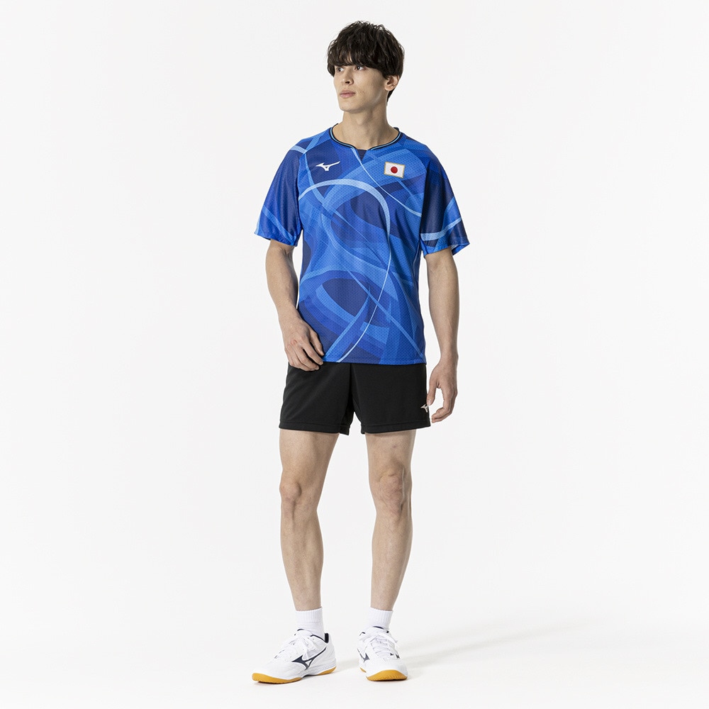 ミズノ（MIZUNO）（メンズ、レディース）卓球ウエア シャツ レプリカシャツ ユニセックス 82JAB50022