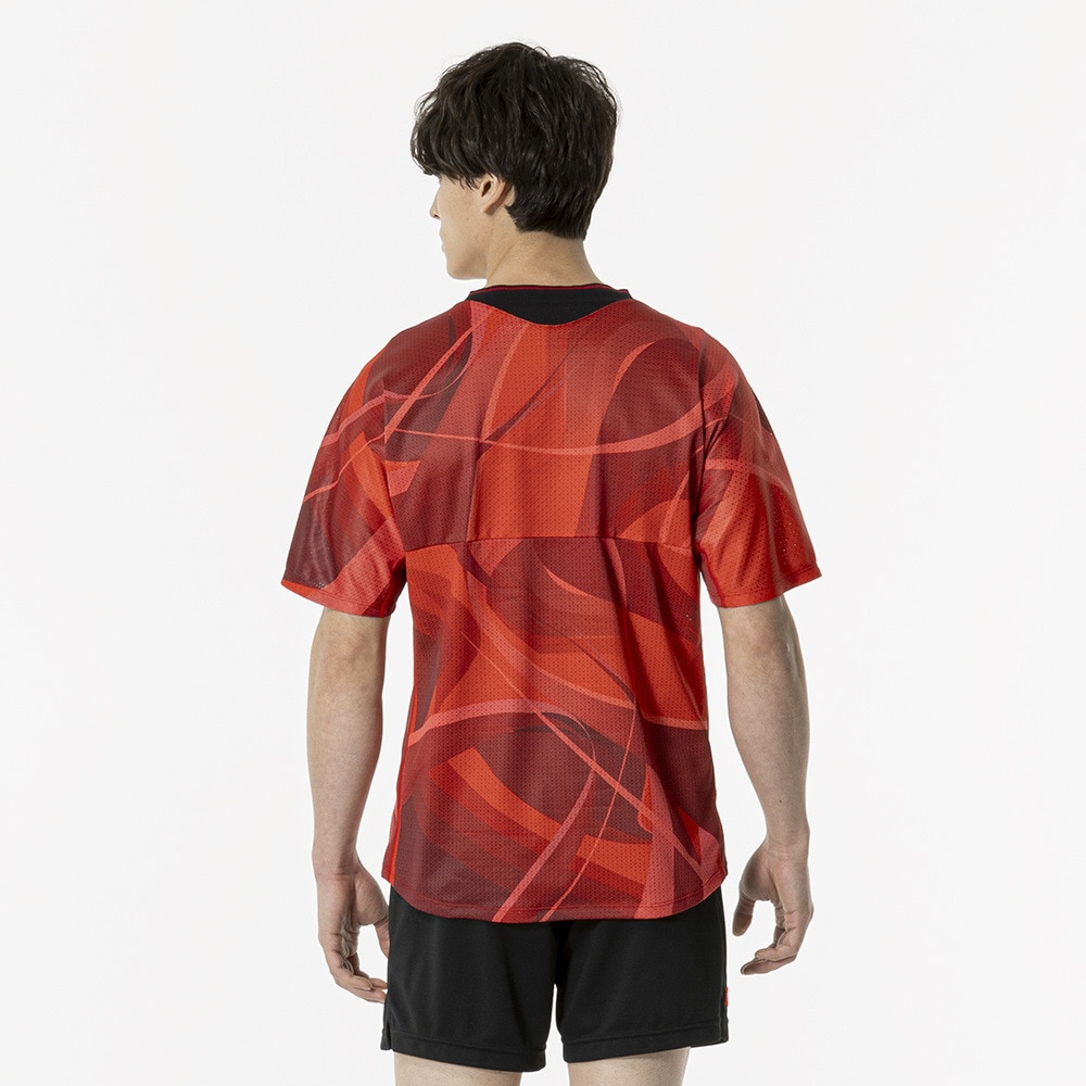 ミズノ（MIZUNO）（メンズ、レディース）卓球ウエア シャツ レプリカシャツ ユニセックス 82JAB50062