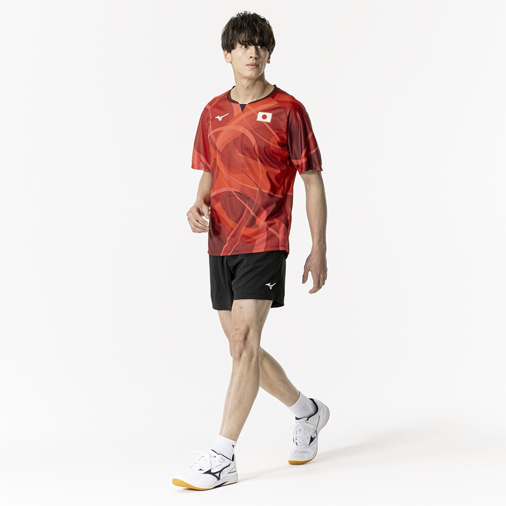 ミズノ（MIZUNO）（メンズ、レディース）卓球ウエア シャツ レプリカシャツ ユニセックス 82JAB50062