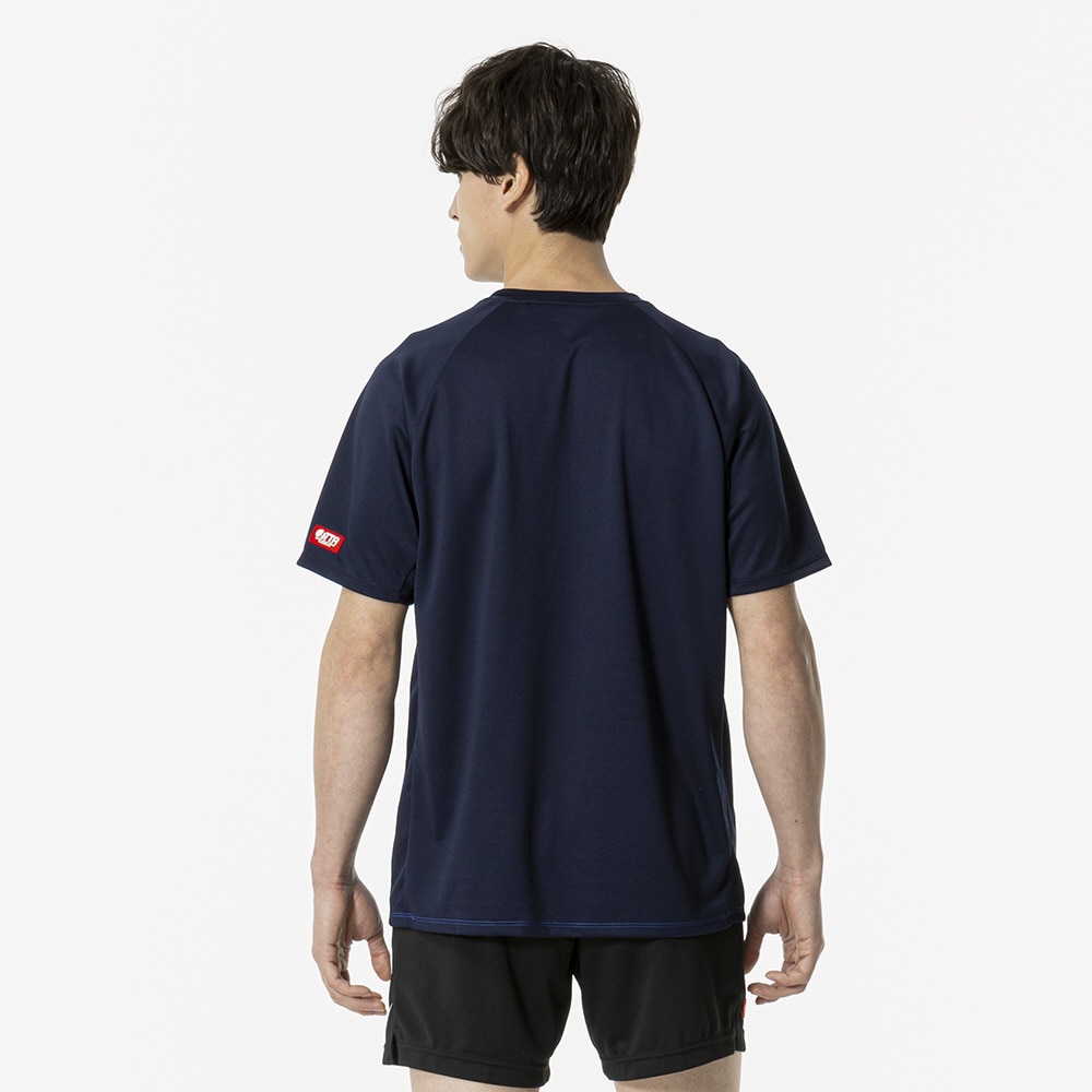 ミズノ（MIZUNO）（メンズ、レディース）卓球ウエア シャツ ゲームシャツ ユニセックス 82JAB50122