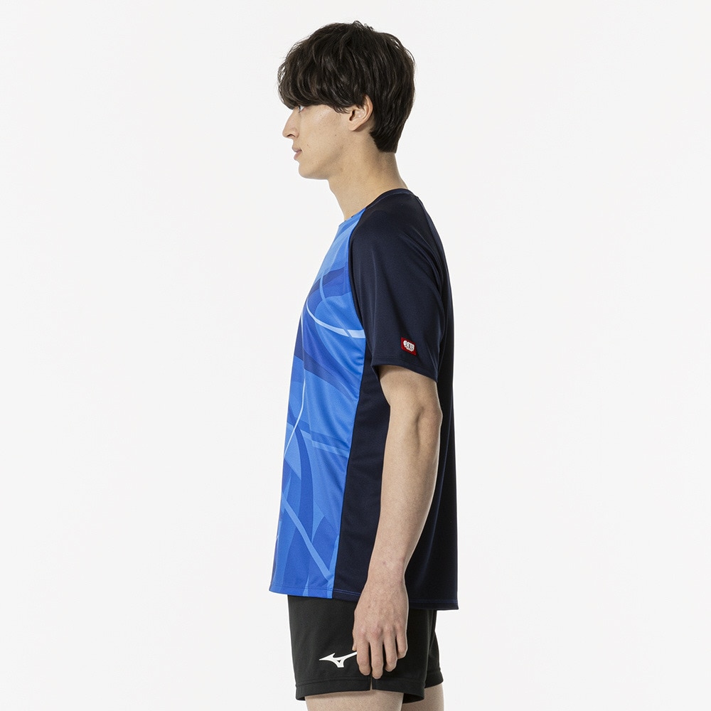 ミズノ（MIZUNO）（メンズ、レディース）卓球ウエア シャツ ゲームシャツ ユニセックス 82JAB50122