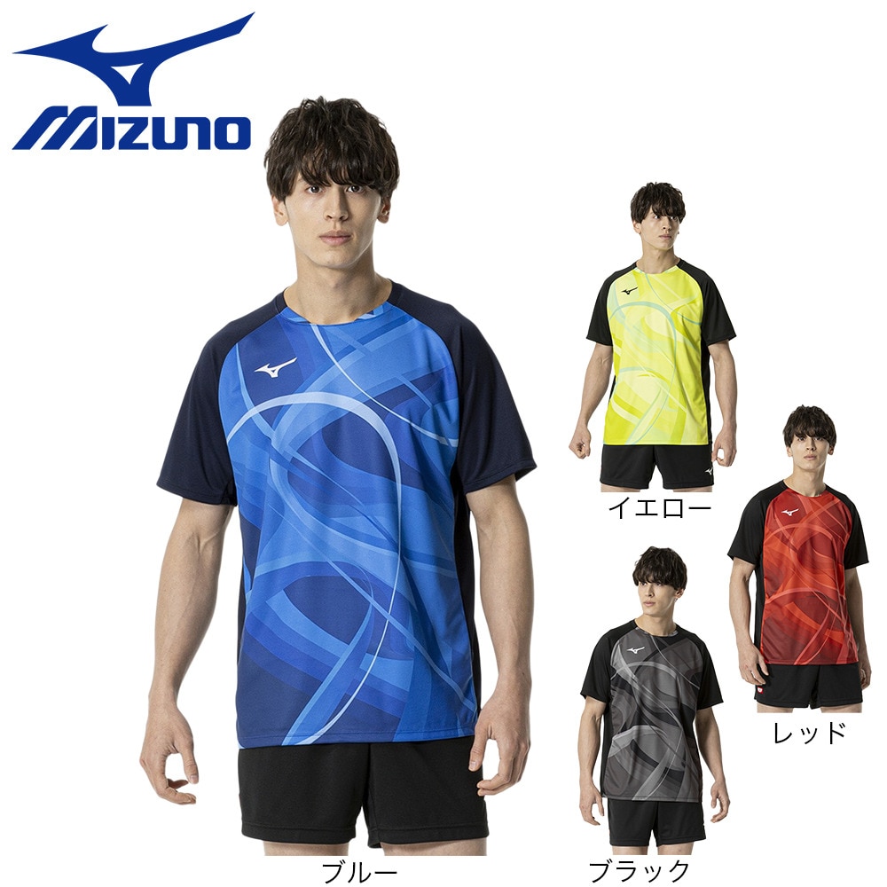 ミズノ（MIZUNO）（メンズ、レディース）卓球ウエア シャツ ゲームシャツ ユニセックス 82JAB50109