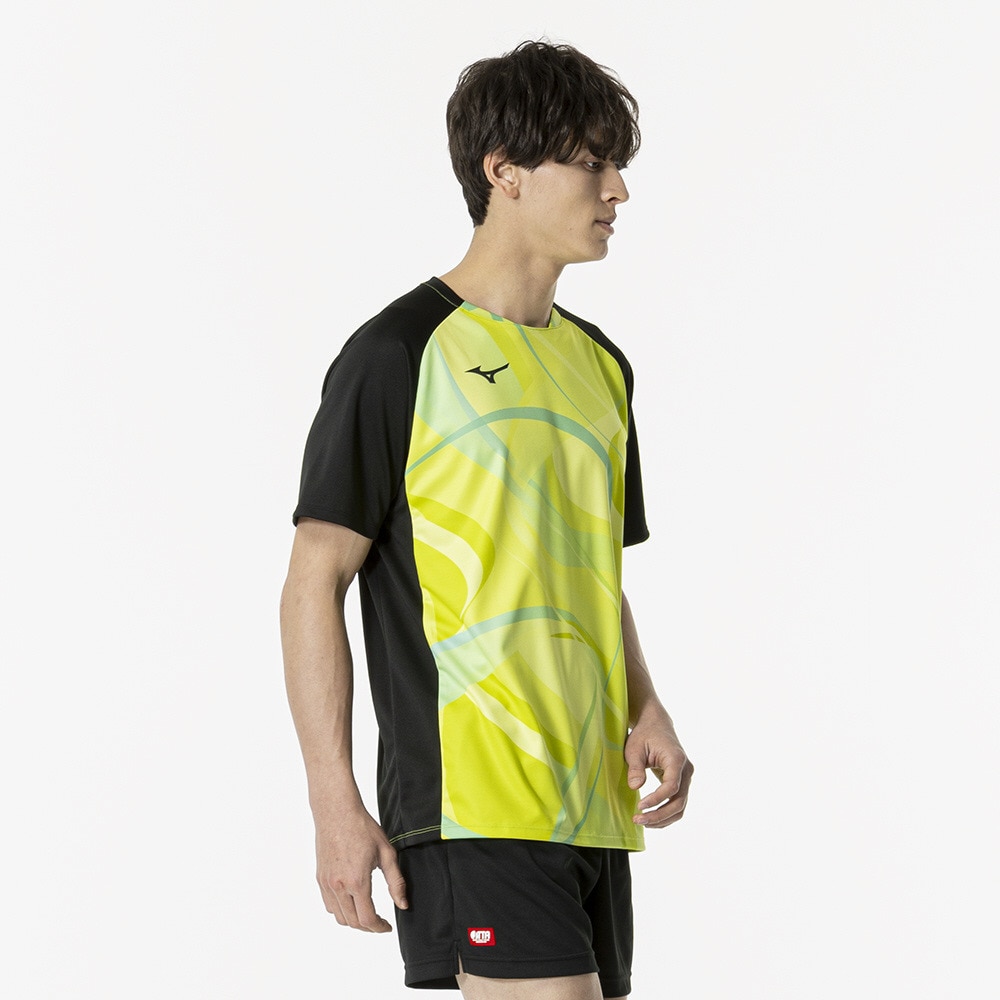 ミズノ（MIZUNO）（メンズ、レディース）卓球ウエア シャツ ゲームシャツ ユニセックス 82JAB50137