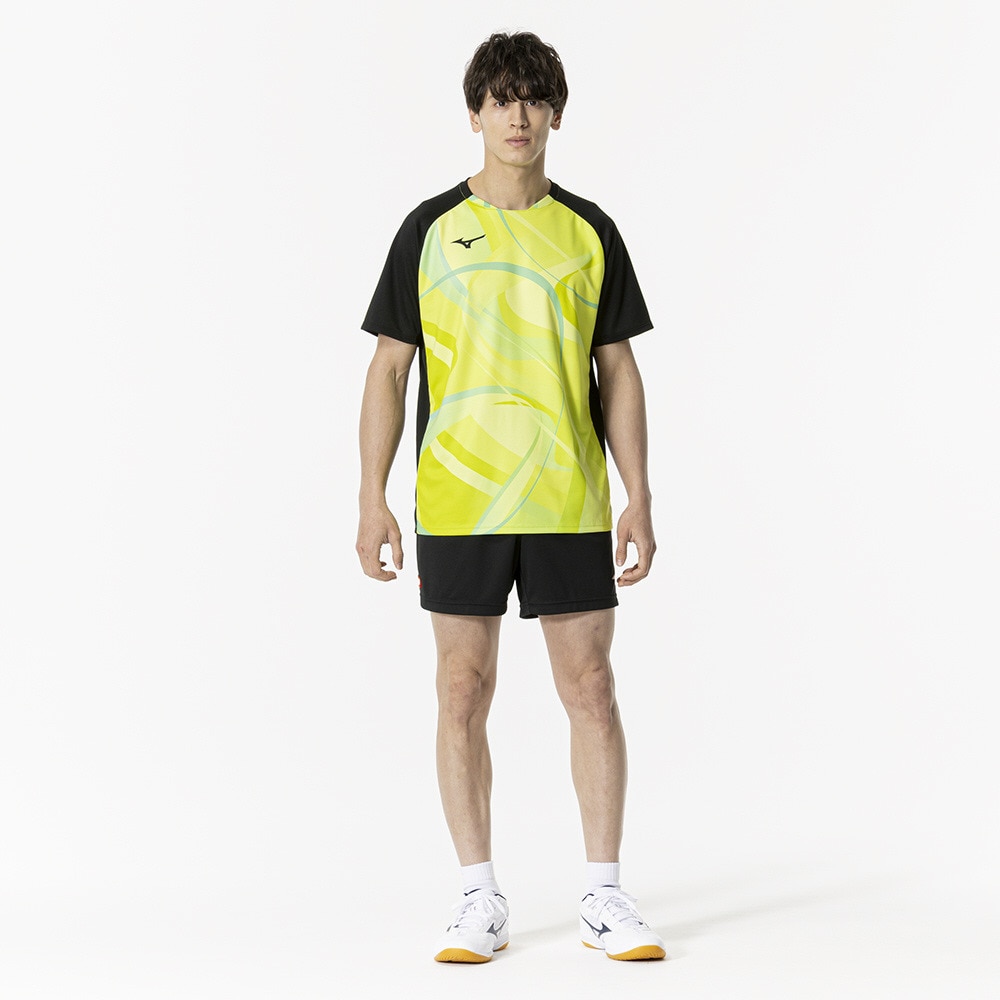 ミズノ（MIZUNO）（メンズ、レディース）卓球ウエア シャツ ゲームシャツ ユニセックス 82JAB50137