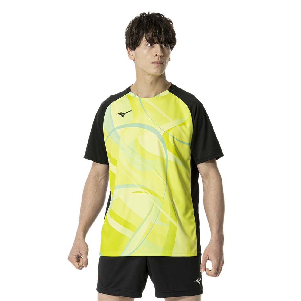 ミズノ（MIZUNO）（メンズ、レディース）卓球ウエア シャツ ゲームシャツ ユニセックス 82JAB50137