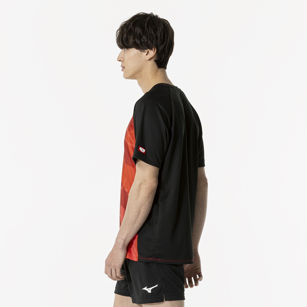 ミズノ（MIZUNO）（メンズ、レディース）卓球ウエア シャツ ゲームシャツ ユニセックス 82JAB50162