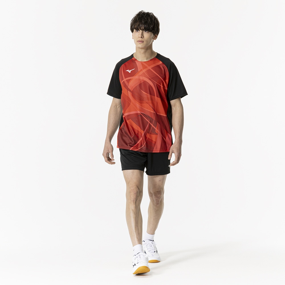 ミズノ（MIZUNO）（メンズ、レディース）卓球ウエア シャツ ゲームシャツ ユニセックス 82JAB50162
