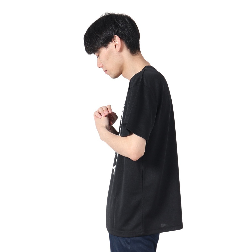 ラリーズ（Rallys）（メンズ、レディース）卓球 漢は黙ってオールフォア Tシャツ ALF-001-B