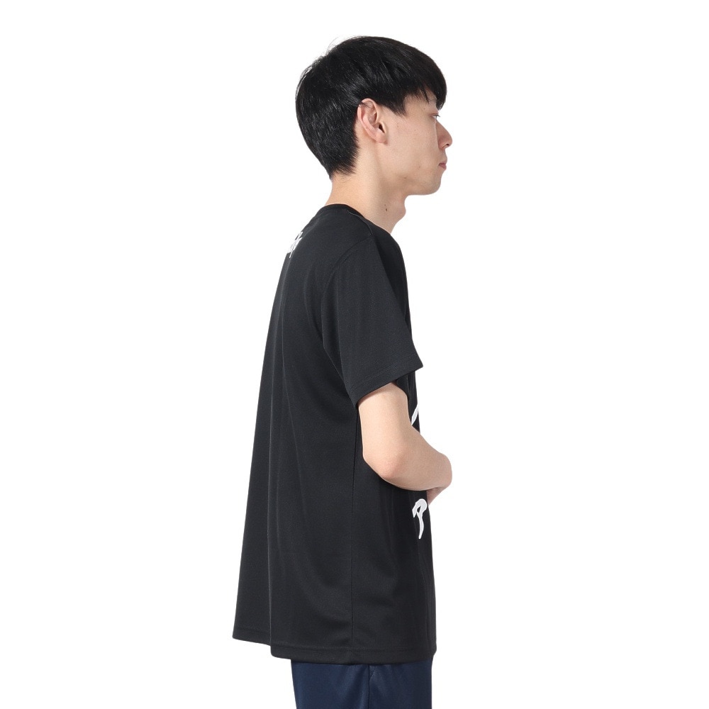 ラリーズ（Rallys）（メンズ、レディース）卓球 漢は黙ってオールフォア Tシャツ ALF-001-B