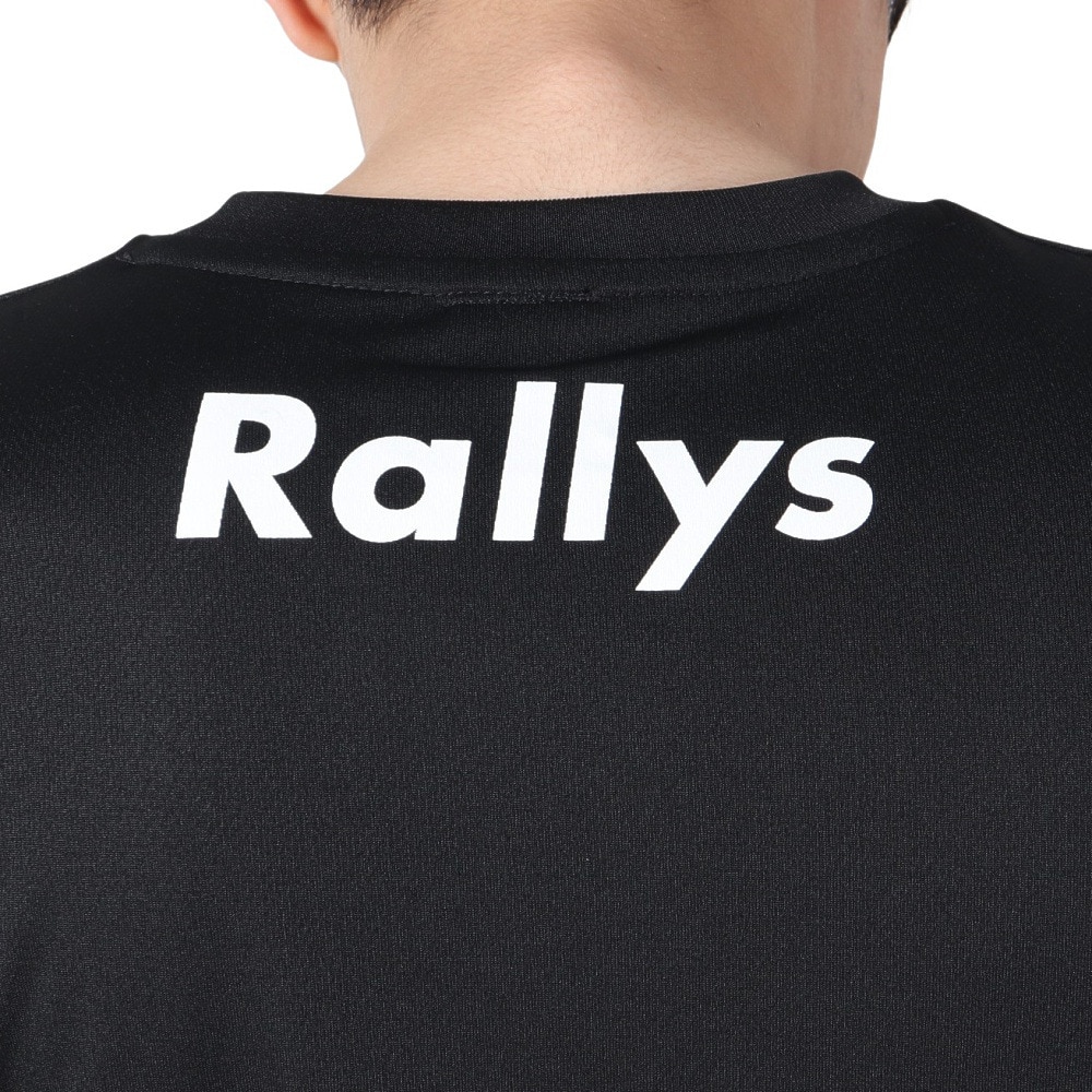 ラリーズ（Rallys）（メンズ、レディース）卓球 漢は黙ってオールフォア Tシャツ ALF-001-B