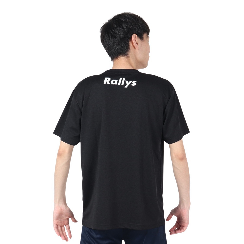 ラリーズ（Rallys）（メンズ、レディース）卓球 やっぱり時代はバックD Tシャツ BKD-001-B