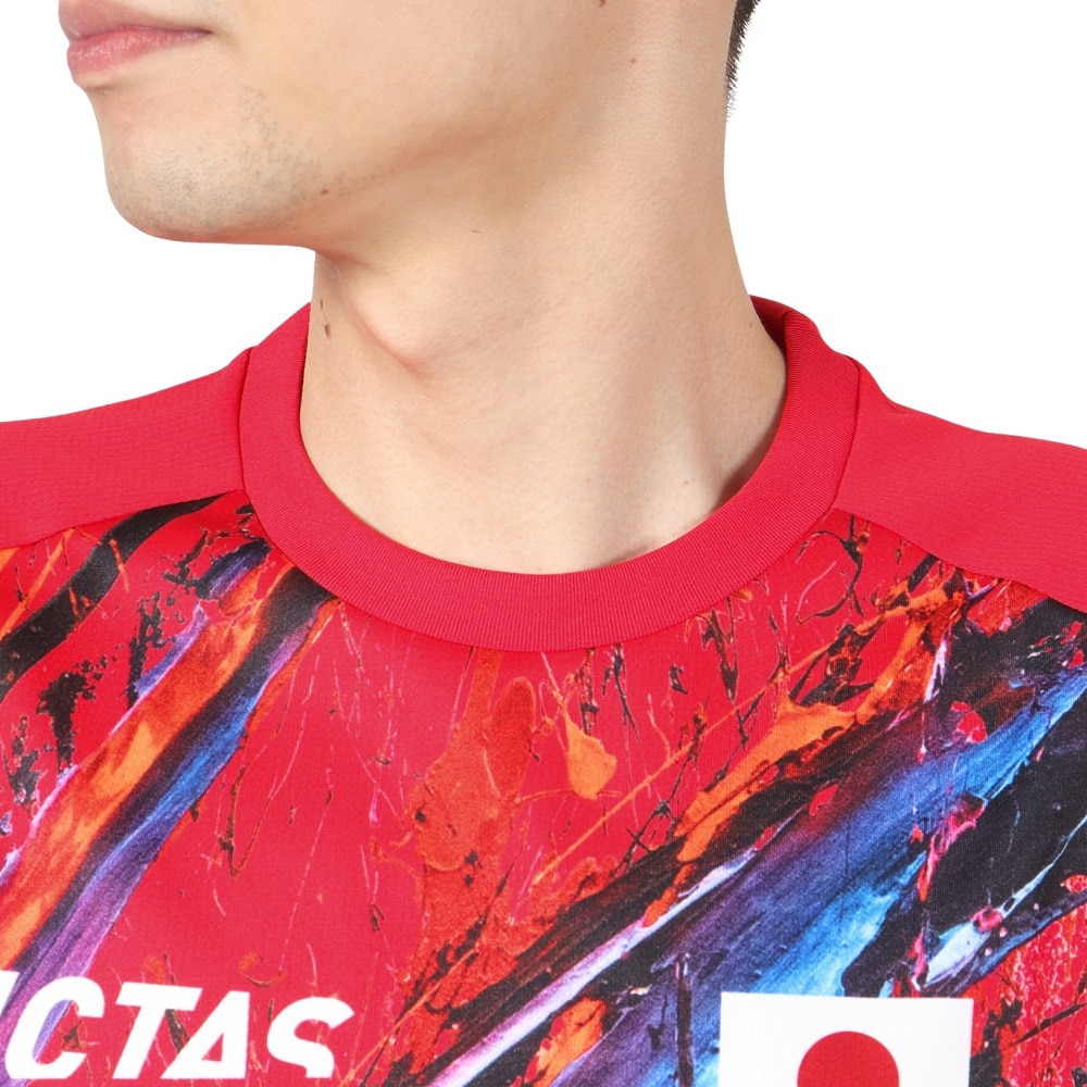 ヴィクタス（VICTAS）（メンズ、レディース）卓球 V-24レプリカシャツ 532403 RED
