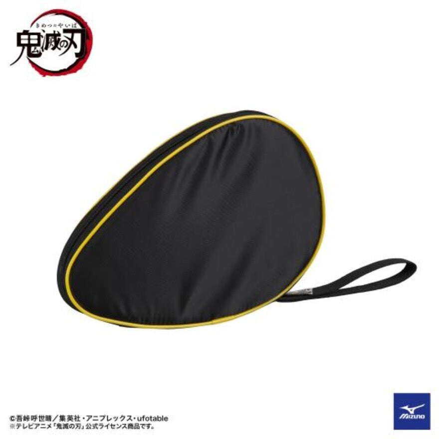 ミズノ（MIZUNO）（メンズ、レディース、キッズ）卓球 鬼滅の刃 コラボ 我妻善逸 ラケットソフトケース 1本入れ 83JD2K0154