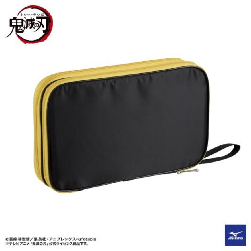 ミズノ（MIZUNO）（メンズ、レディース、キッズ）卓球 鬼滅の刃 コラボ 我妻善逸 ラケットソフトケース 2本入れ 83JD2K0254