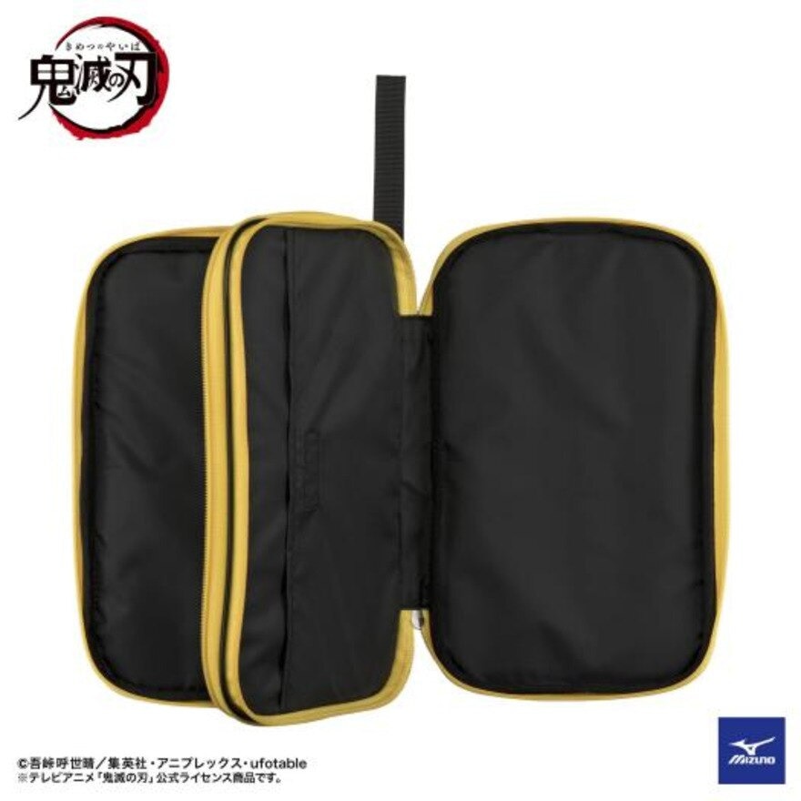 ミズノ（MIZUNO）（メンズ、レディース、キッズ）卓球 鬼滅の刃 コラボ 我妻善逸 ラケットソフトケース 2本入れ 83JD2K0254