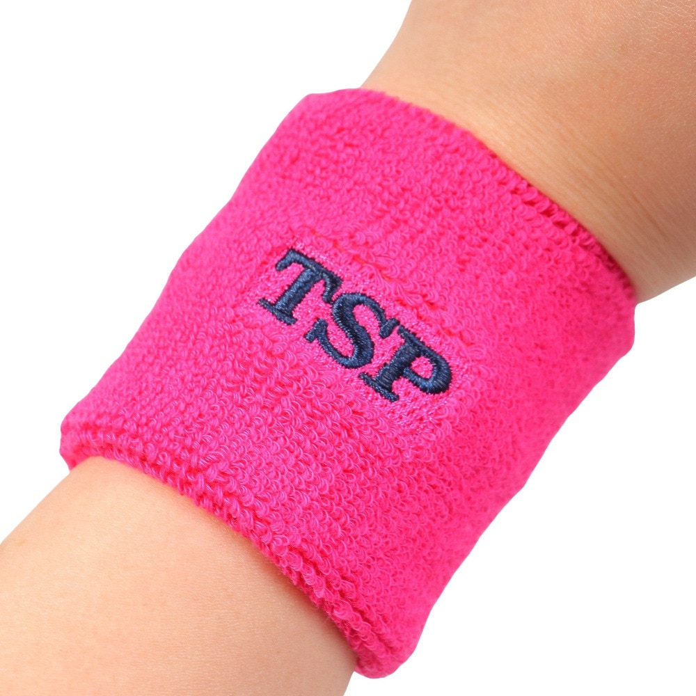 ティーエスピー（TSP）（メンズ、レディース）リストバンド177 ピンク 044725 0300