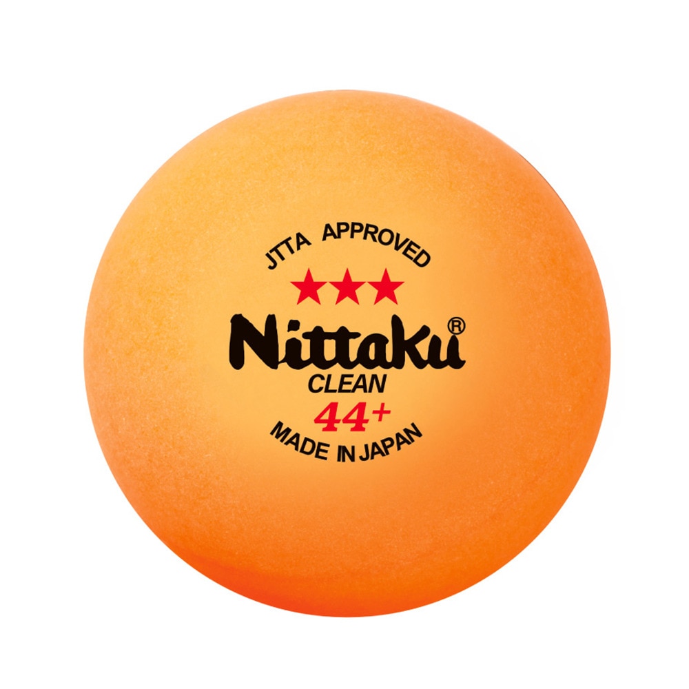 ニッタク（Nittaku）（メンズ、レディース、キッズ）卓球ボール ラージ3スター クリーン 1ダース(12個入) 44ミリ NB-1641 抗菌仕様 公認球 ラージボール