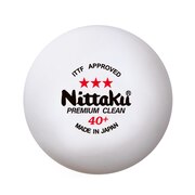 ニッタク（Nittaku）（メンズ、レディース、キッズ）卓球ボール 3スター プレミアム クリーン 1ダース NB1701