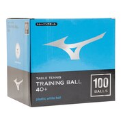 ミズノ（MIZUNO）（メンズ、レディース、キッズ）トレーニングボール40+ 卓球用 100球入 83GBH90001 自主練 卓球