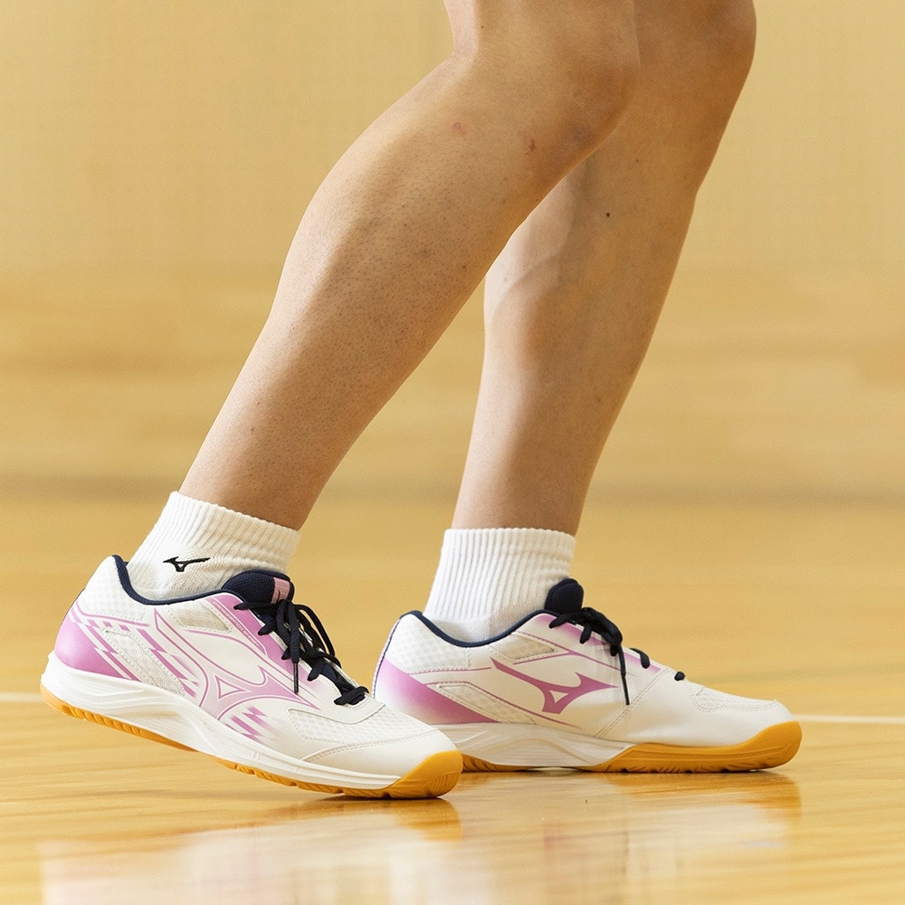 ミズノ（MIZUNO）（メンズ、レディース）【新商品】卓球シューズ クロスマッチスマッシュ 81GA253002