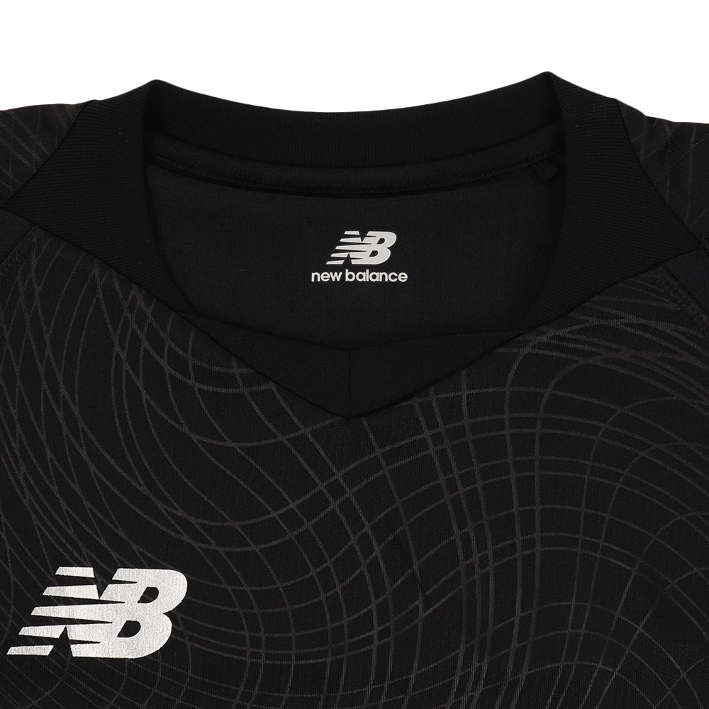 ニューバランス（new balance）（メンズ）KAKUSEIハイブリットプラクティスシャツ JMTF8804BK