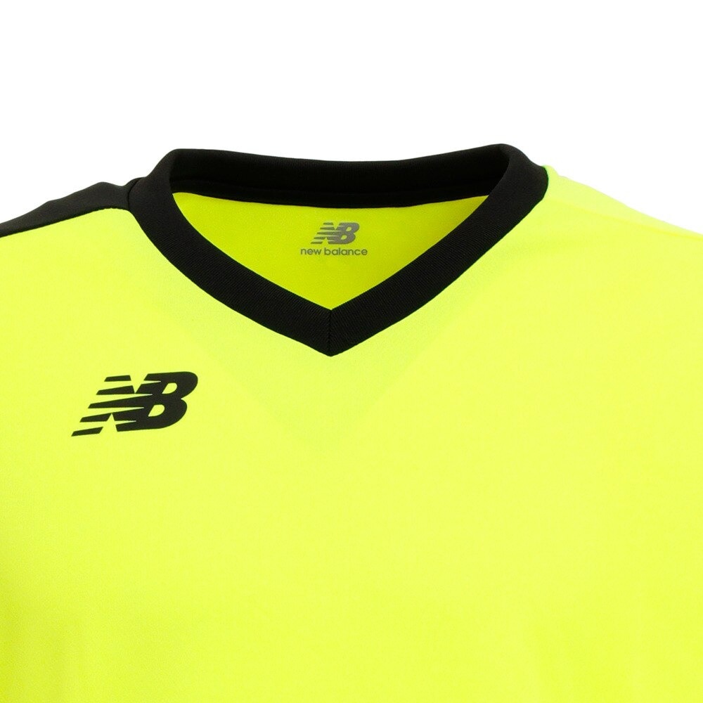 ニューバランス サッカー ウェア メンズ 半袖 Tシャツ ラインカラー プラクティス Jmtf04hil スポーツ用品はスーパースポーツゼビオ