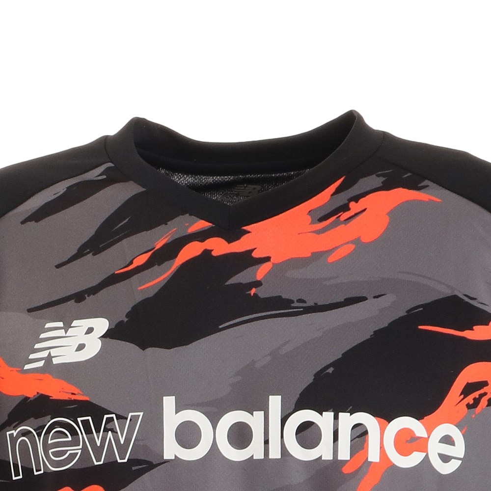 ニューバランス｜サッカー ウェア メンズ 半袖 Tシャツ ゲームショートスリーブシャツ プラクティスシャツ JMTF1407BK - スポーツ 用品はスーパースポーツゼビオ