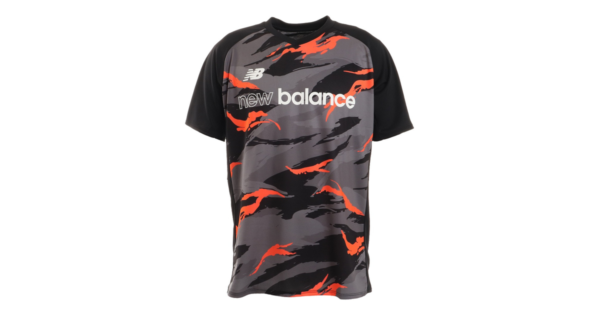 ニューバランス｜サッカー ウェア メンズ 半袖 Tシャツ ゲームショートスリーブシャツ プラクティスシャツ JMTF1407BK - スポーツ 用品はスーパースポーツゼビオ