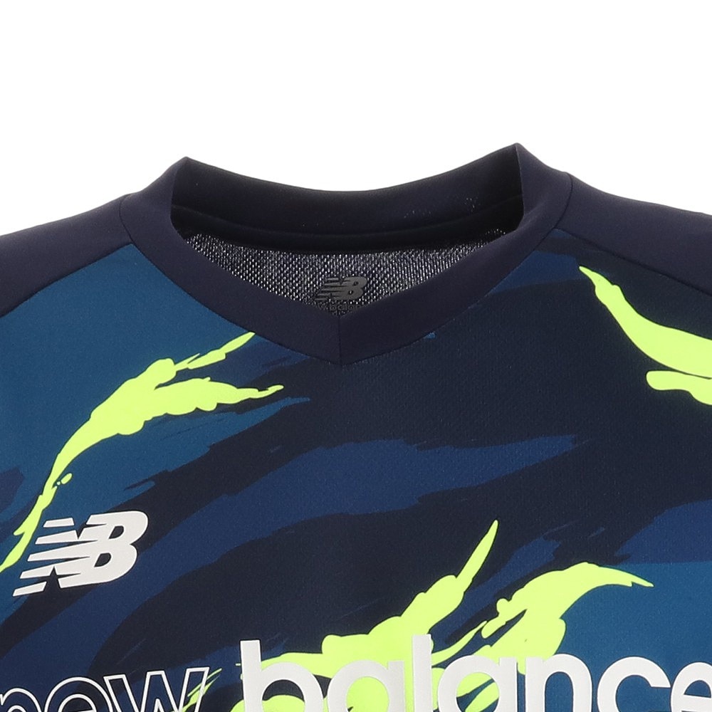 ニューバランス｜サッカー ウェア メンズ 半袖 Tシャツ ゲームショートスリーブシャツ プラクティスシャツ JMTF1407NV -  アウトドア・キャンプ用品はエルブレス