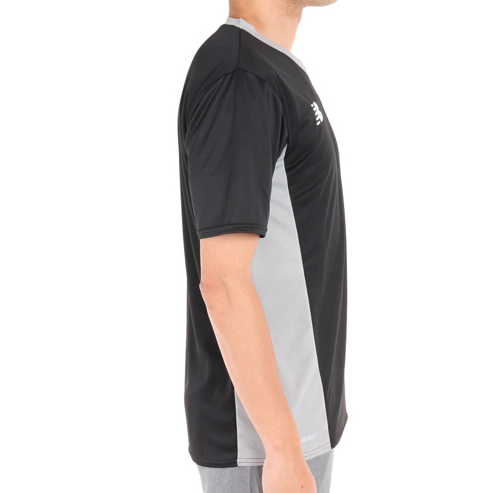 ニューバランス（new balance）（メンズ）サッカー ウェア メンズ 半袖 Tシャツ プラクティスシャツ JMTF1013BK